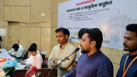 শেখ হাসিনার পথ অনুসরণ না করতে বিএনপিকে নাহিদ ইসলামের আহ্বান