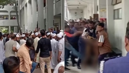নারায়ণগঞ্জে আদালত প্রাঙ্গণে হত্যা মামলার আসামিকে মারধর