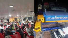 সাগরে আটকে রাতভর ফেরি, আড়াই ঘণ্টার পথ পাড়ি দিতে লাগল ১৯ ঘণ্টা