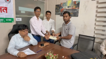 সড়ক দুর্ঘটনার শিকার পরিবারগুলোর জন্য বিআরটিএর ৯৮ লাখ টাকার সহায়তা